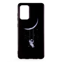 Чехол Case для Samsung Galaxy A72 (астронавт на Луне)