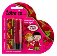 Бальзам для губ "Love is. Вишня и малина"