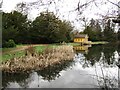SK9339 : Belton Estate - Boathouse Pond by Colin Smith