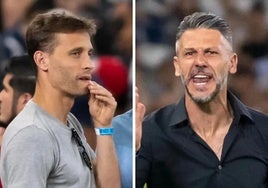 Sergio Canales y Martín Demichelis,