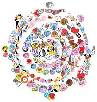Набор виниловых наклеек "BT21"
