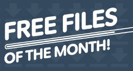 Envato Marketplaces Free Files of the Month Jan 2014
