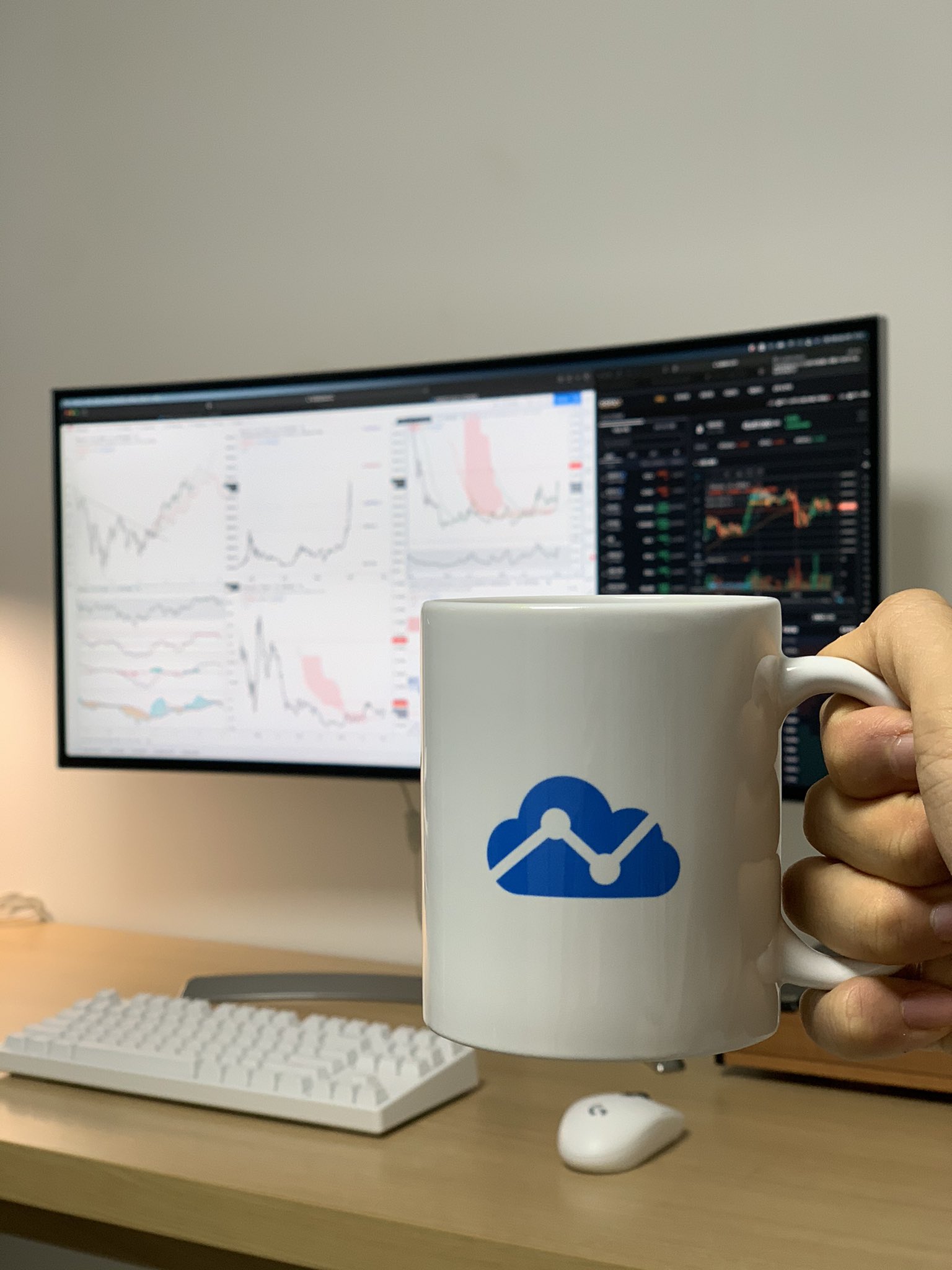 Gráfico do TradingView no Instragam Investing with Mike @michael_b_wang