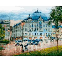 Картина по номерам "Дыхание вечернего дождя" (400х500 мм)