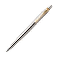 Ручка шариковая синяя "Jotter Stainless Steel GT" (М)