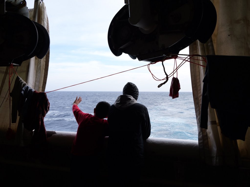 Many migrants suffered severe human rights abuses while detained in Libya | Geo Barents, Central Mediterranean, February 2024 | Photo: Sou-Jie van Brunnersum