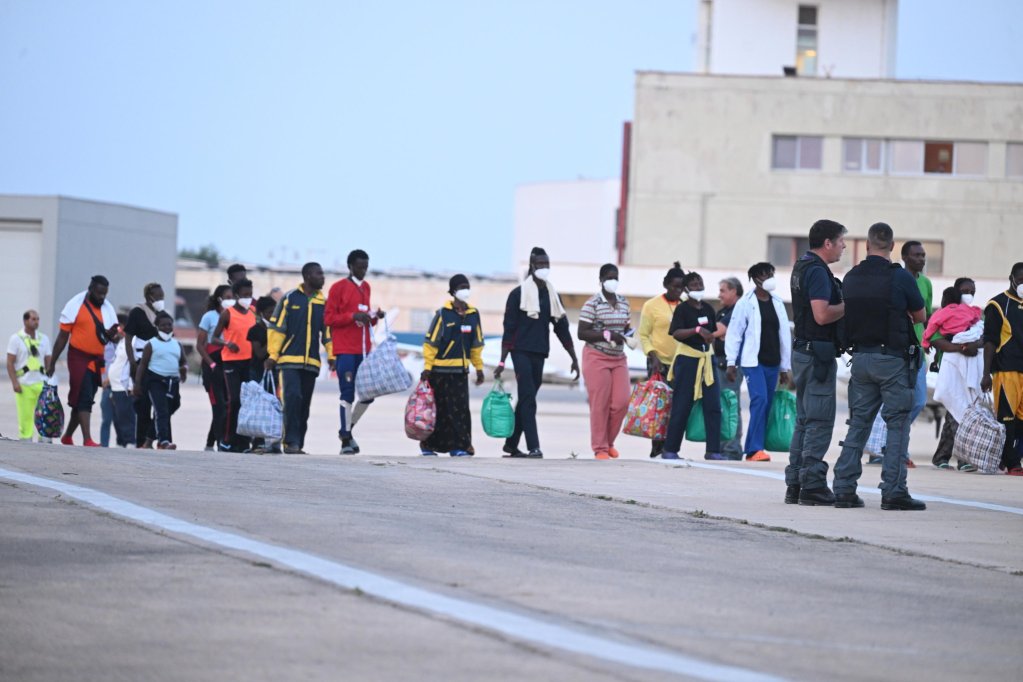 From file: Migrants arrive on the island of Lampedusa, Sicily | Photo: ANSA / Ciro Fusco