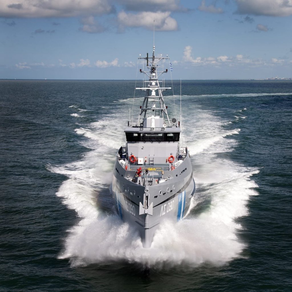 File photo: A picture of a Greek coast guard vessel, the Greek coast guard picked up two dead migrants off Samos | Source: Hellenic Coastguard press office