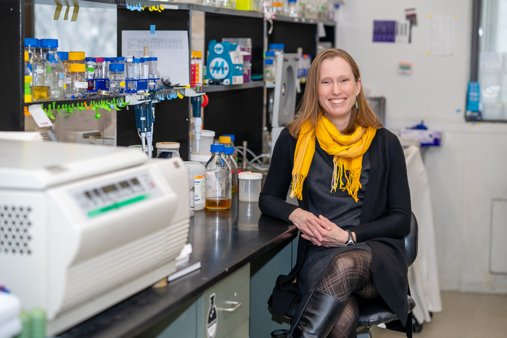 Biology chair Marie Elliot