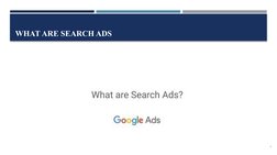 WHAT ARE SEARCH ADS
4