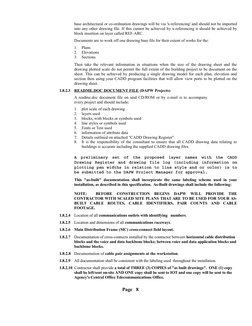 base architectural or co-ordination drawings will be via 'x-referencing' and should not be imported
into any other drawing fi