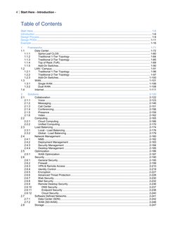 4
Start Here - Introduction -
Table of Contents
Start Here ............................................................