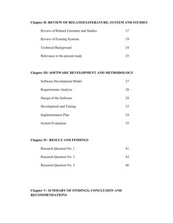 Chapter II- REVIEW OF RELATED LITERATURE, SYSTEM AND STUDIES
Review of Related Literature and Studies
17
Review of Existi