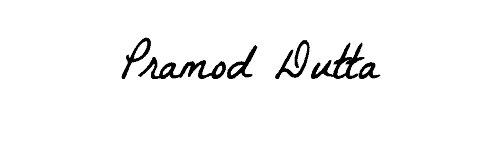 signature PRAMOD signature PRAMOD