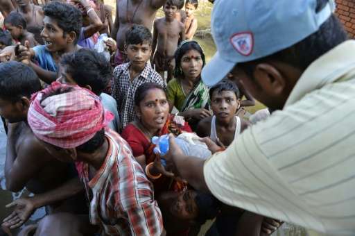 Thousands of soldiers and emergency personnel have been deployed across India, Bangladesh and Nepal, where authorities say a tot