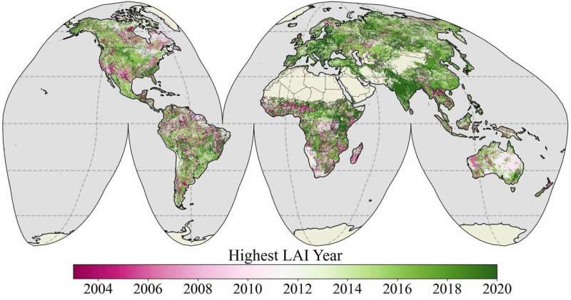 Earth saw record-high greening in 2020. What's at the root?