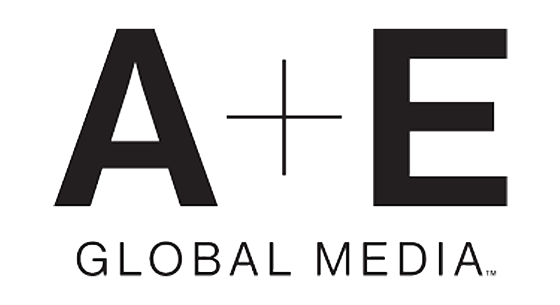 black and white logo with the words ate global media, transforming M&E supply chains
