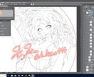 アナタが描いた手書きの絵をデジタル化します アナログで描いた物をデジタル化してネット等で使いたい方へ イメージ5
