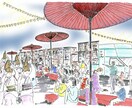 今話題!手描きパース◆水彩/鉛筆等◆絵を描きます プレゼン・SNS・初期提案に!|店舗・住宅・オフィス・展示会 イメージ7