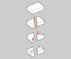 立体的ダイアグラム(図式化)を制作します コンペやプレゼン、パンフレットなどにも!お好みのテイストで!