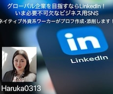 LinkedIn用のプロフを編集/作成します グローバルでは常識!就職、転職、ネットワーキングに不可欠!