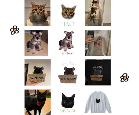 ペットのお写真加工します Tシャツやグッズに使えるようにお写真加工✨ イメージ2