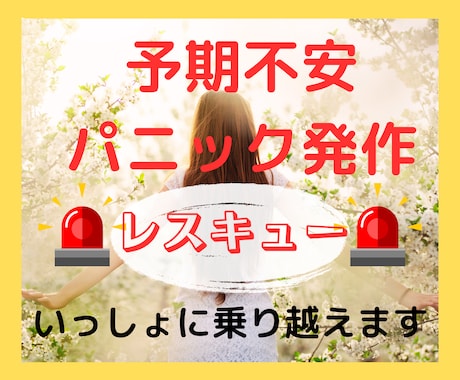 パニックレスキュー★1時間集中チャットで助けます 電車/公共施設/団体行動など逃げられない状況なら私に話して! イメージ1