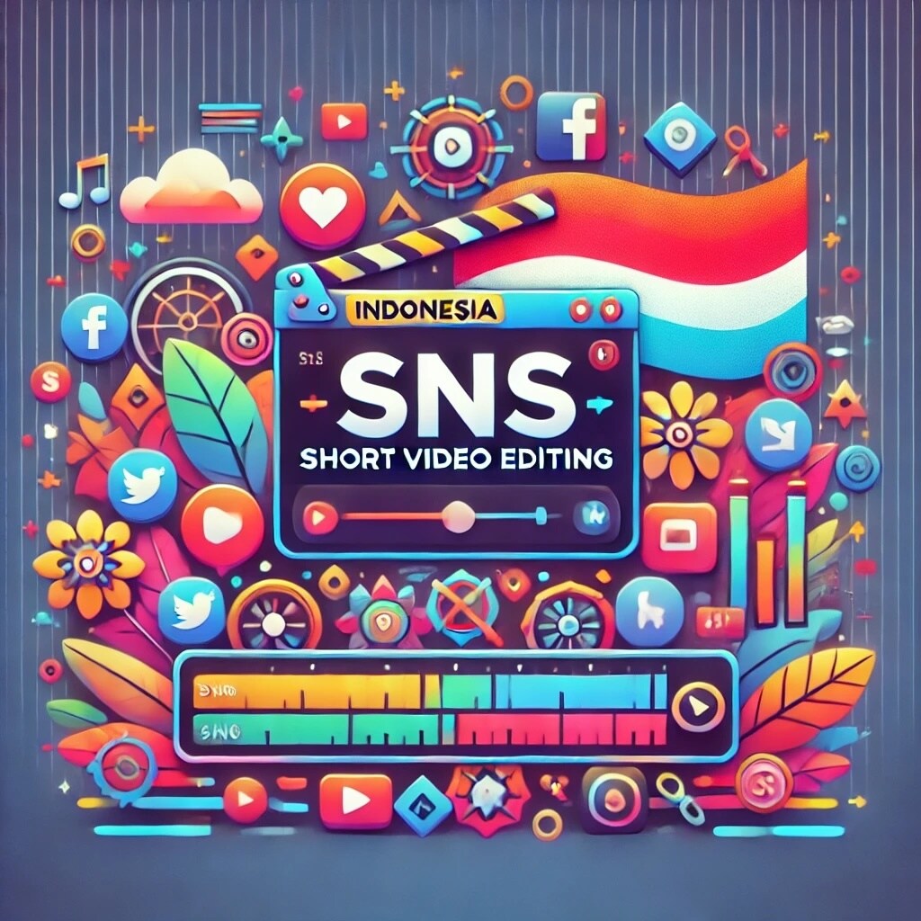 インドネシア向け|SNSショート動画の編集します 平均年齢20代!2.7億人の市場にリーチ! イメージ1