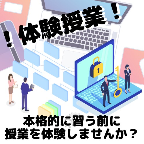 本格的な学習前に体験授業をします 本格的に習う前に軽く触れてみたい方にオススメです イメージ1