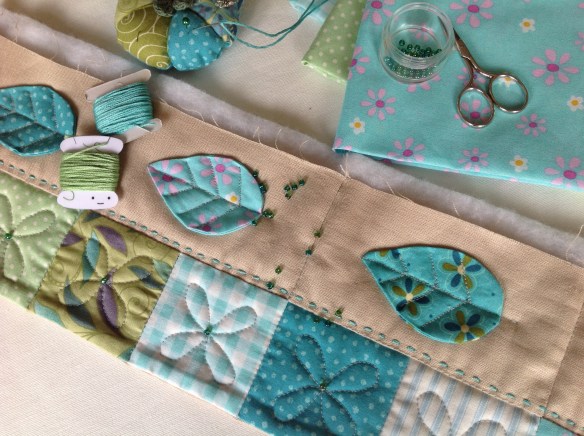 aqua fabric storage box progress