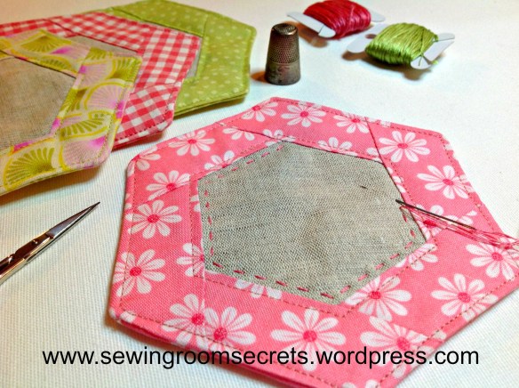 twisted hexagon coasters