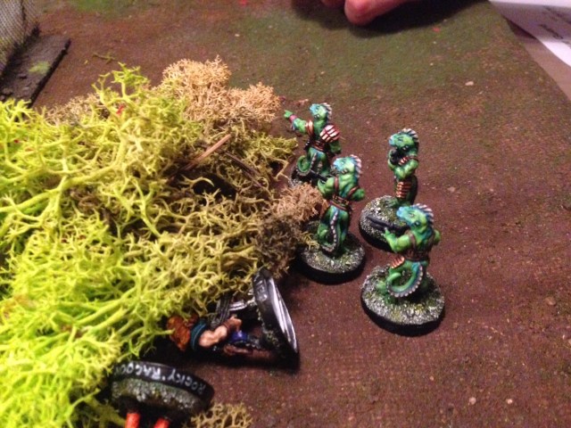 More Izwahrians hide in the bushed with member from Conrad Moon's gang bound and gagged on the ground