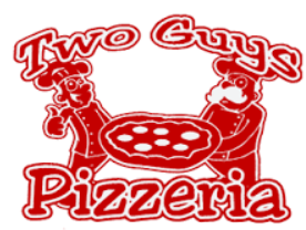 Two Guys Pizzeria logo