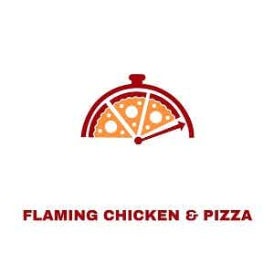 Flaming Chicken & Pizza logo