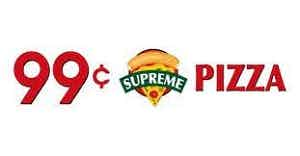 99 Cent Supreme Pizza logo