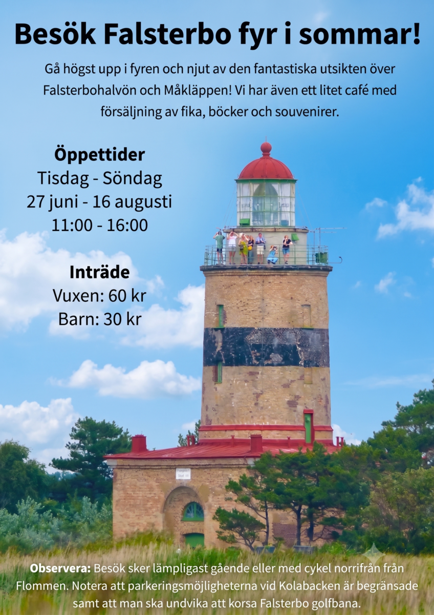 Besök Falsterbo fyr i sommar!