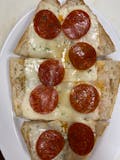 Garlic Bread with Cheese & Pepperoni