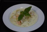 Fettuccine Alfredo with Shrimp