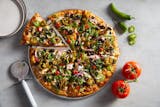 Vegan Cheese Curry Veggie Pizza