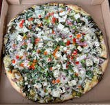 Vegan Saag Pizza