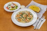 Fettuccine Alfredo with Shrimp Pasta