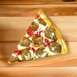 Meatball Pizza Slice