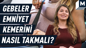 Hamilelerin emniyet kemerini bu şekilde takması önemli!