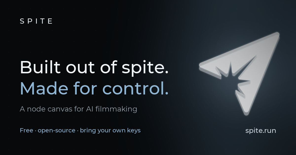 SPITE — Built out of spite. Made for control. SPITE — Built out of spite. Made for control.