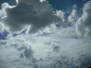 sky up above