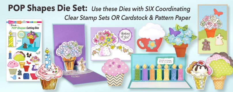 POP Shapes die set banner