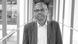 A black and white picture of Faruq Faisel in a hallway at DW headquarters in Bonn A black and white picture of Faruq Faisel in a hallway at DW headquarters in Bonn