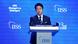 图为在香格里拉对话会上发表演讲的日本防卫相小泉进次郎 图为在香格里拉对话会上发表演讲的日本防卫相小泉进次郎