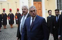 Hungary's Prime Minister Viktor Orban arrives for meeting with Pope Francis at The Vatican, Wednesday, Dec.4, 2024. 