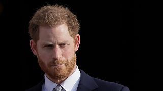 Prens Harry 16 Ocak 2020'de Londra'daki Buckingham Sarayı'nın bahçesine geldi. 